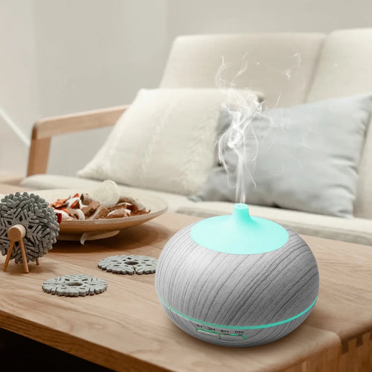 Essential Oil Air Humidifiers for home 500ml with colorful lights