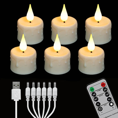 Rechargeable Candle Lamp With Remote Control LED Candles