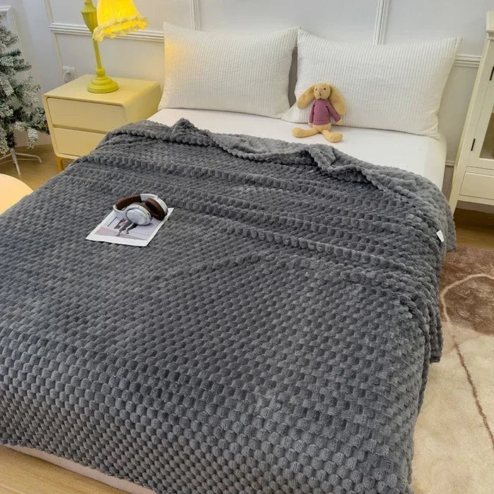 Winter Plaid Blankets for Beds Luxury Warm Sofa Blanket