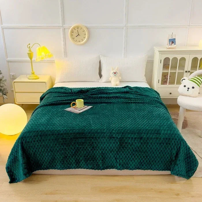 Winter Plaid Blankets for Beds Luxury Warm Sofa Blanket