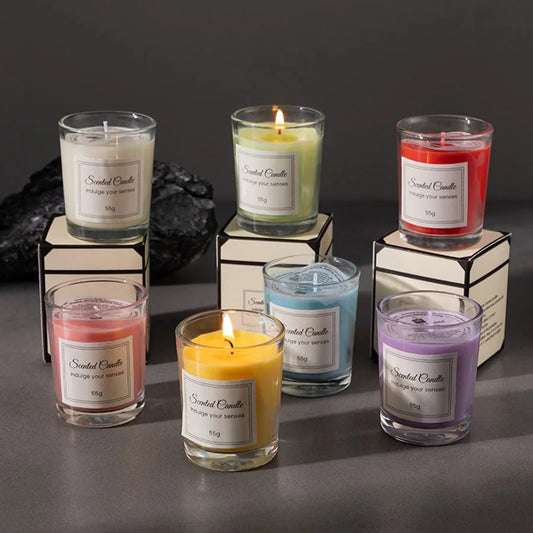 Aromatherapy Candle Premium Gift Box Glass