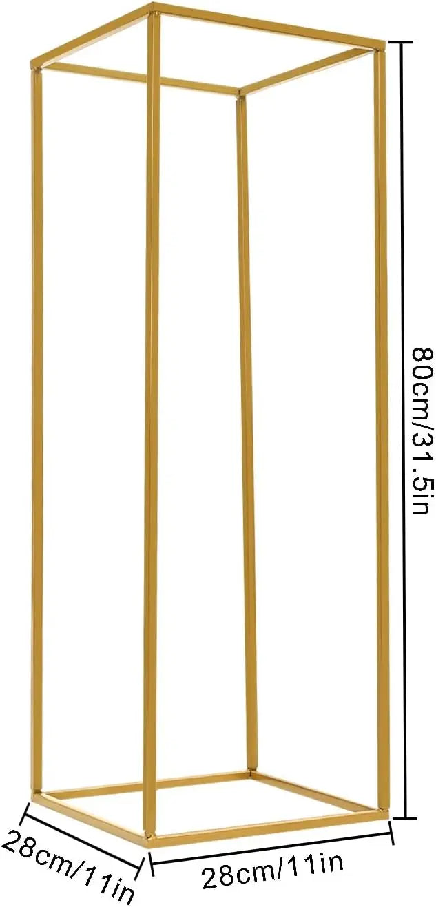 Gold Floral Stands for Wedding